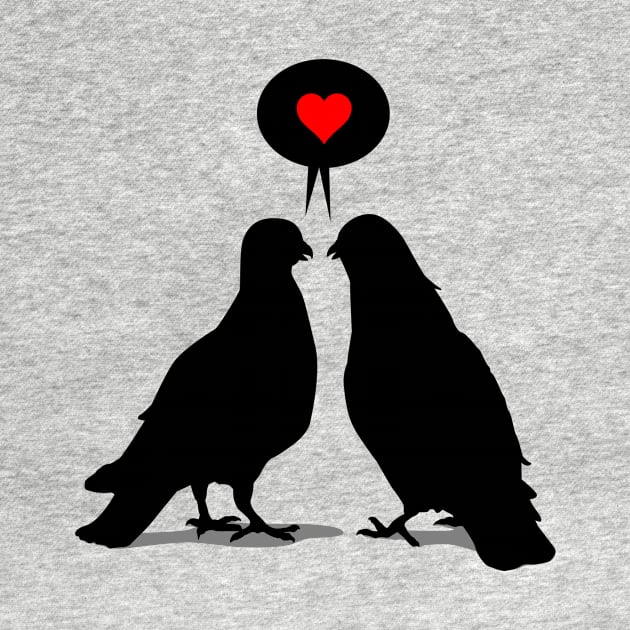 Love saying Doves - Valentine Birds by hardwear